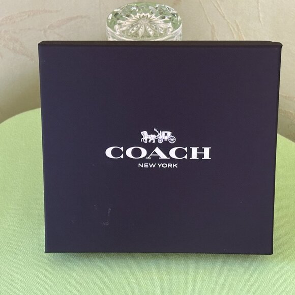 COACH SIGNATURE HEADBAND BOXED:NWT OAK C6359 - Picture 11 of 12